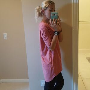 Lularoe asymmetrical short sleeve t